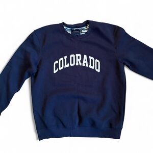 Colorado Crewneck Sweatshirt – Navy Blue – Men’s Size Large